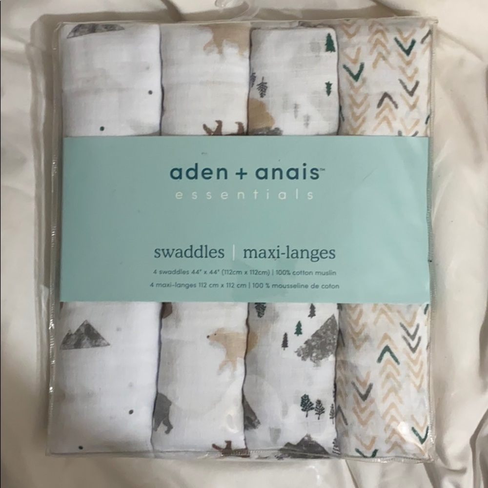 Aden + Anais swaddles